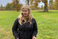 The habitat expert of Latvian Fund for Nature Evita Oļehnoviča 