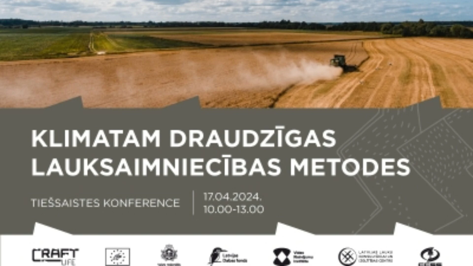 Tiešsaistes konference “Klimatam draudzīgas lauksaimniecības metodes”